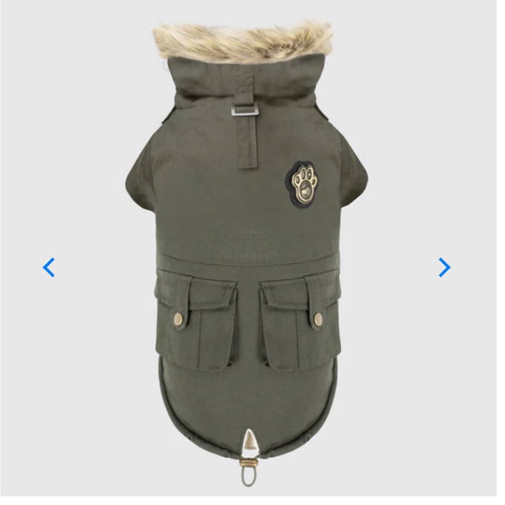 Canada Pooch Alaskan Army Parka - Sz 26